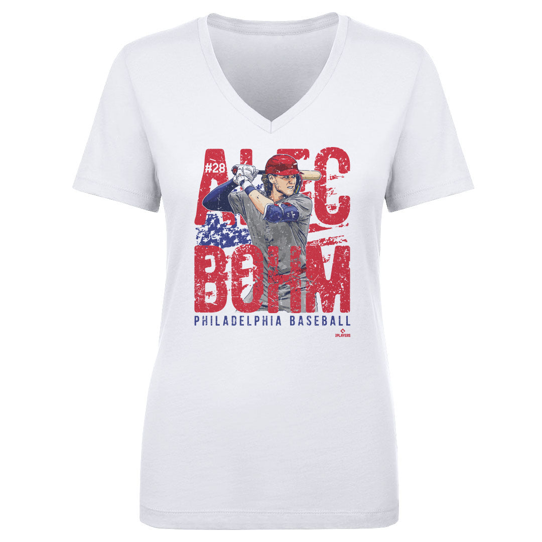 Alec Bohm Women&#39;s V-Neck T-Shirt | 500 LEVEL