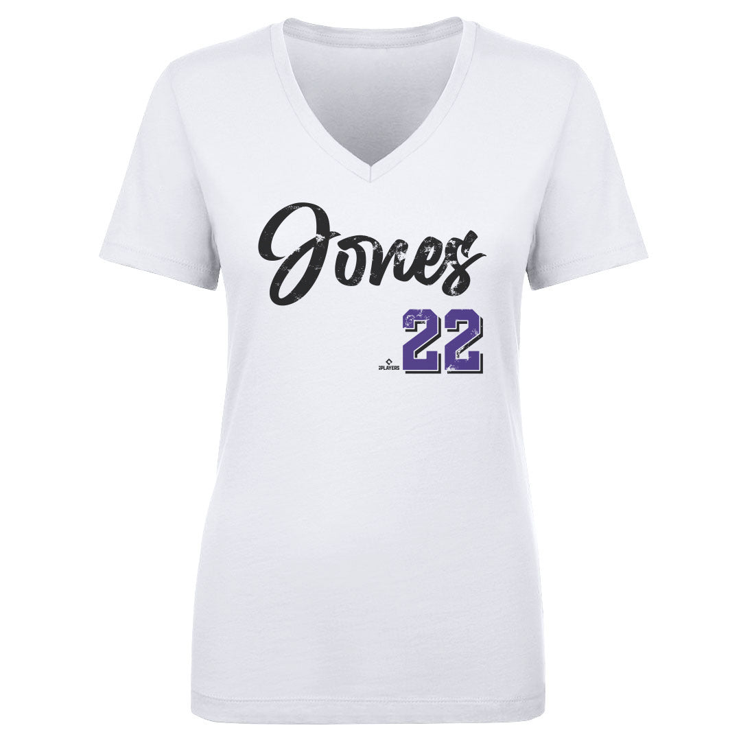 Nolan Jones Women&#39;s V-Neck T-Shirt | 500 LEVEL