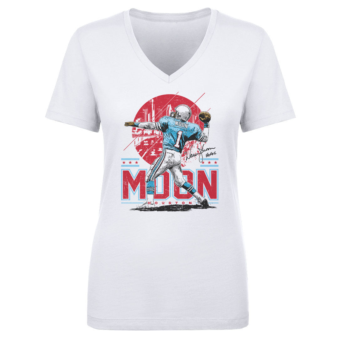 Warren Moon Women&#39;s V-Neck T-Shirt | 500 LEVEL