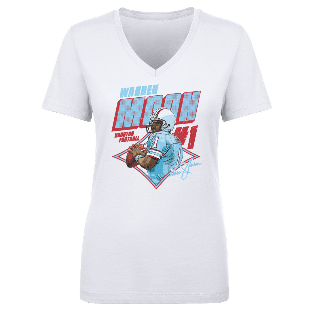 Warren Moon Women&#39;s V-Neck T-Shirt | 500 LEVEL