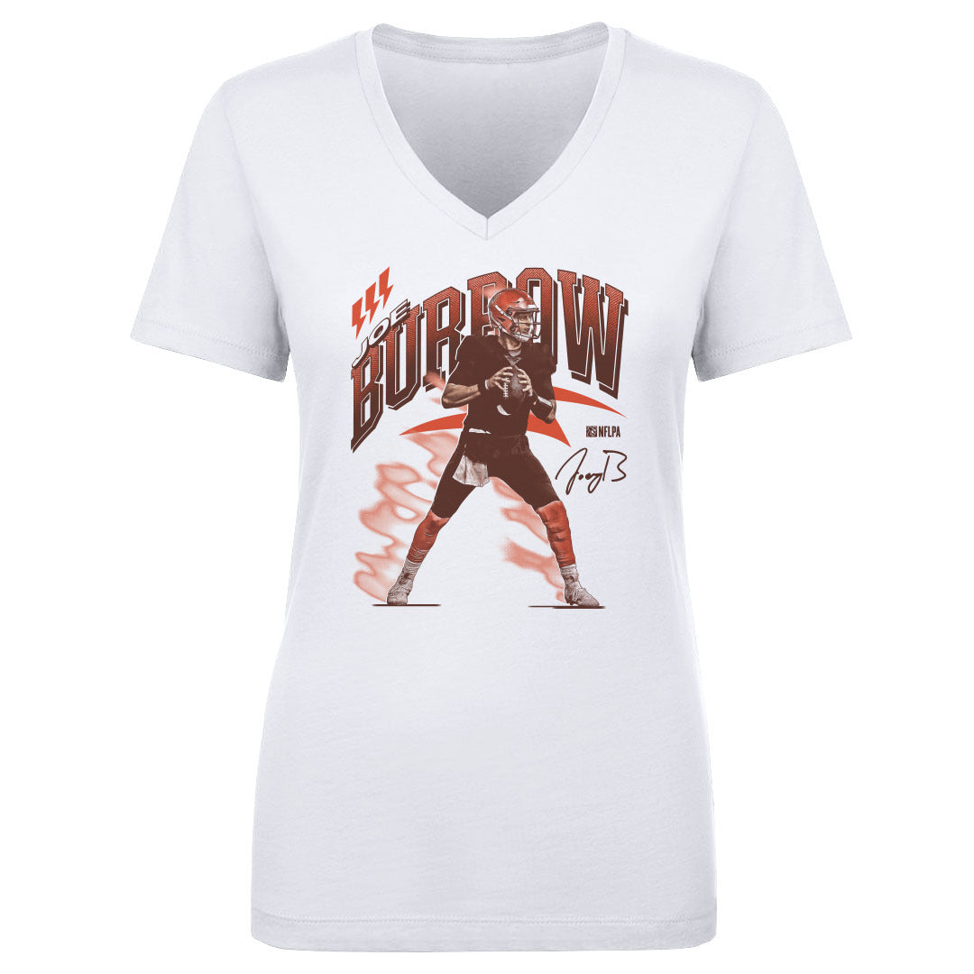 Joe Burrow Women&#39;s V-Neck T-Shirt | 500 LEVEL