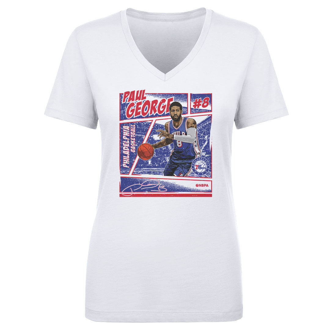 Paul George Women&#39;s V-Neck T-Shirt | 500 LEVEL