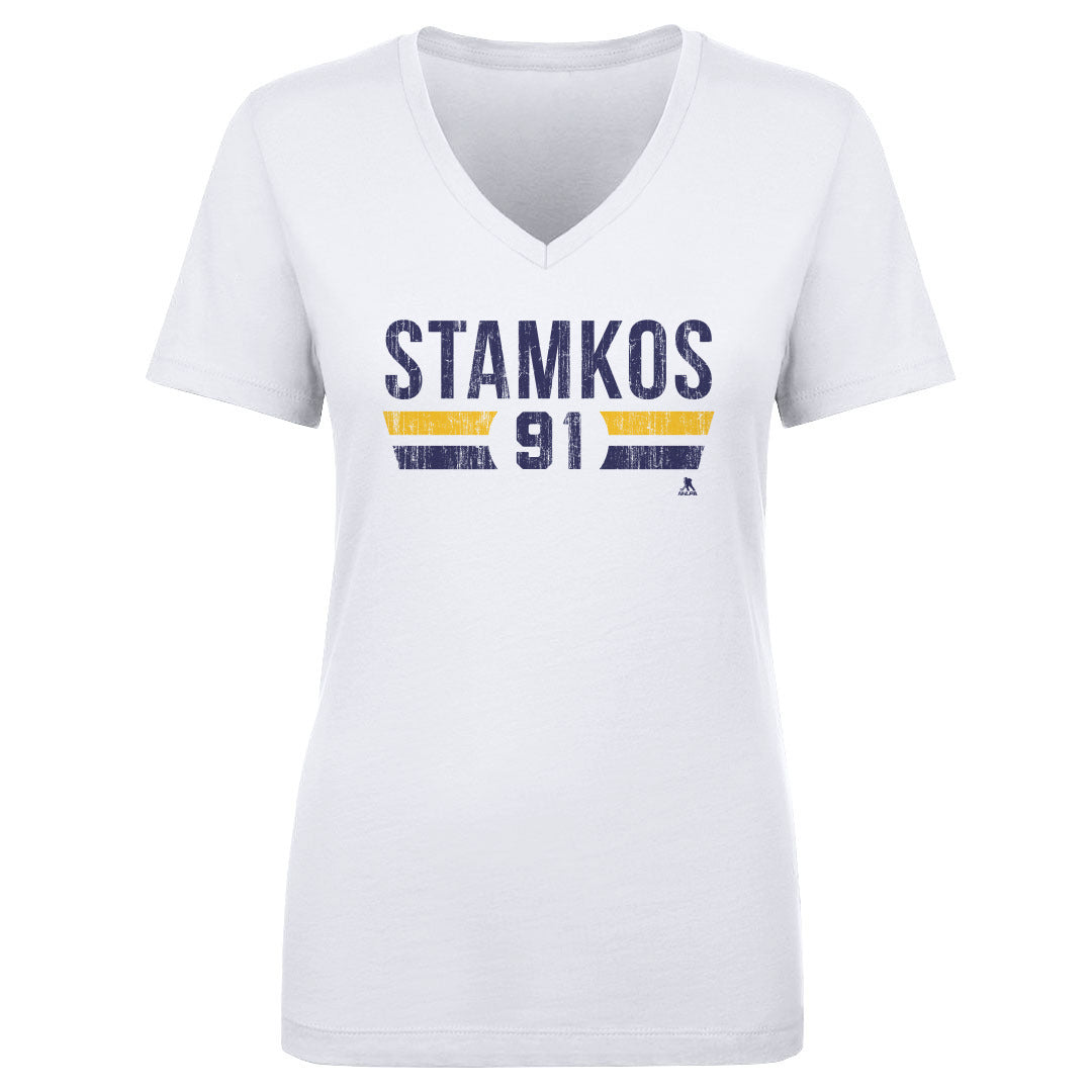 Steven Stamkos Women&#39;s V-Neck T-Shirt | 500 LEVEL