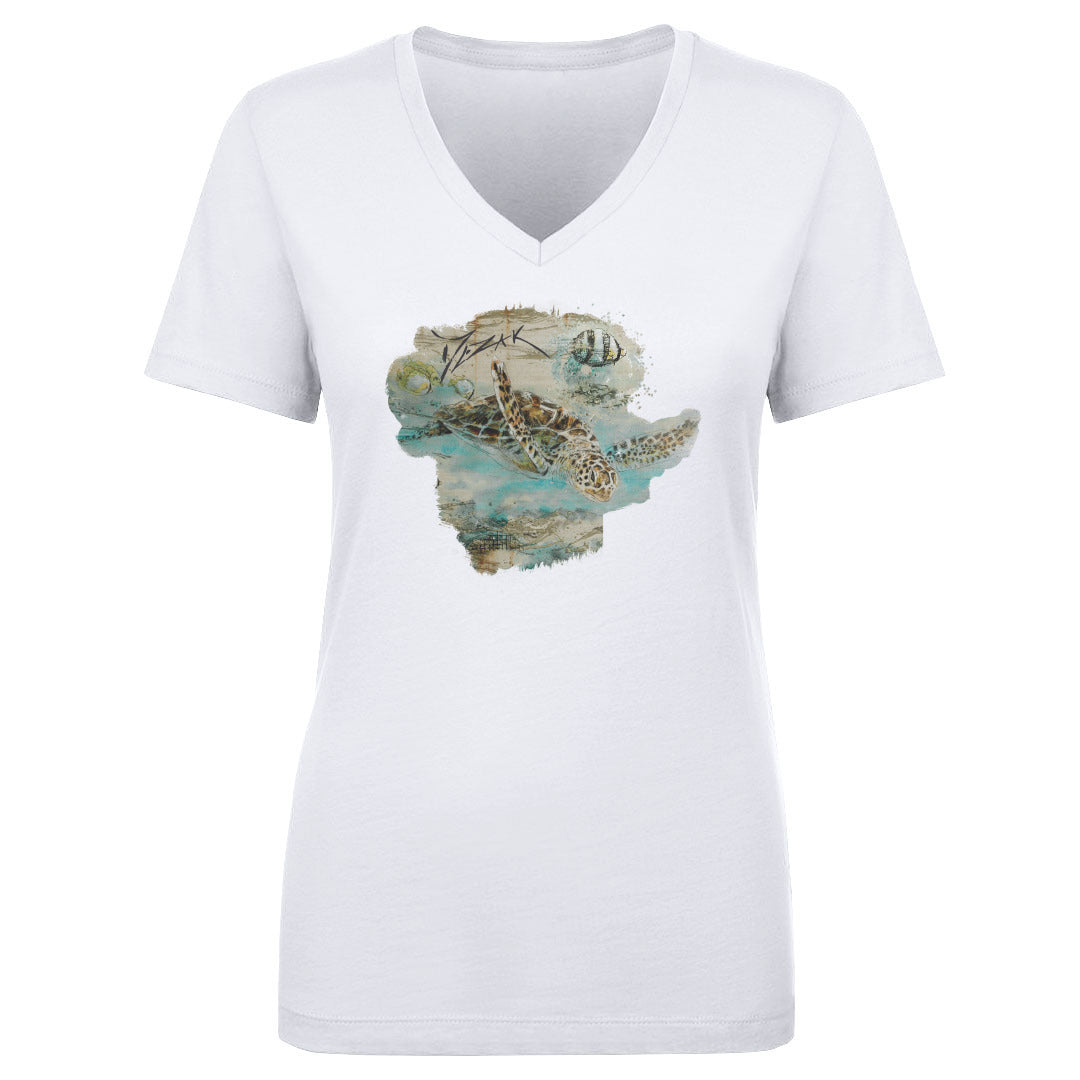 Mezak Art Women&#39;s V-Neck T-Shirt | 500 LEVEL