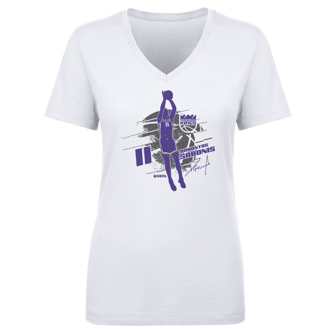 Domantas Sabonis Women&#39;s V-Neck T-Shirt | 500 LEVEL