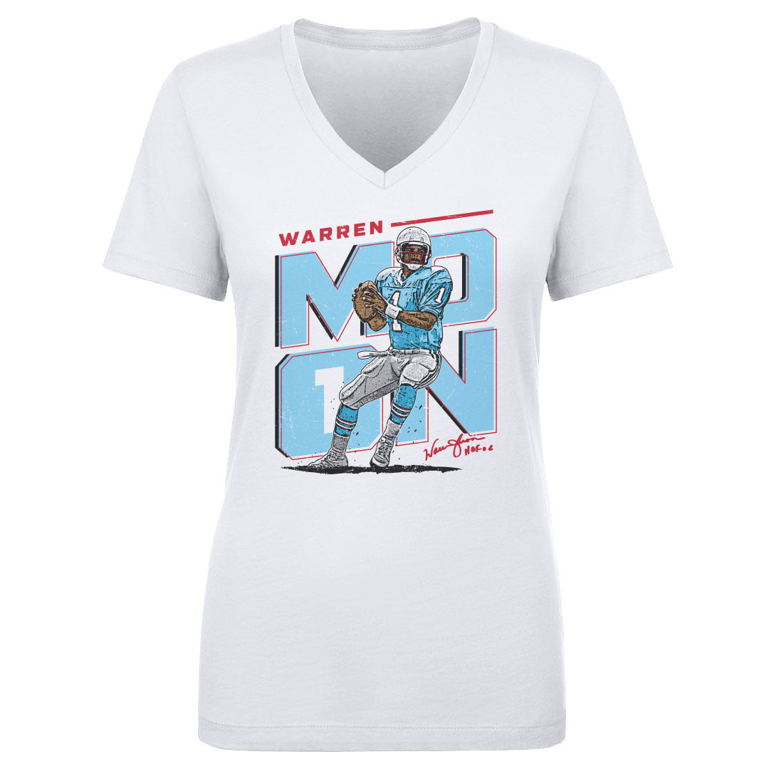 Warren Moon Women&#39;s V-Neck T-Shirt | 500 LEVEL