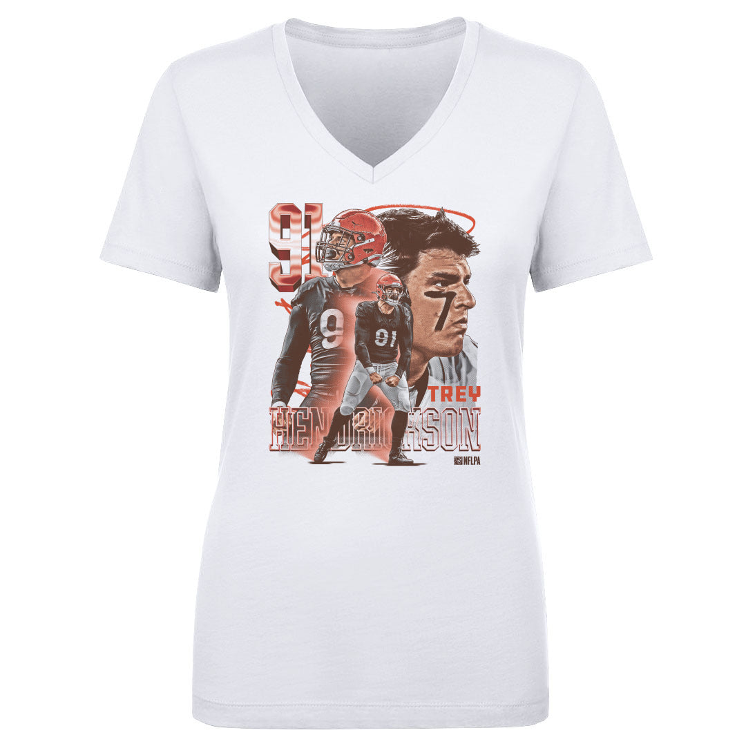 Trey Hendrickson Women&#39;s V-Neck T-Shirt | 500 LEVEL