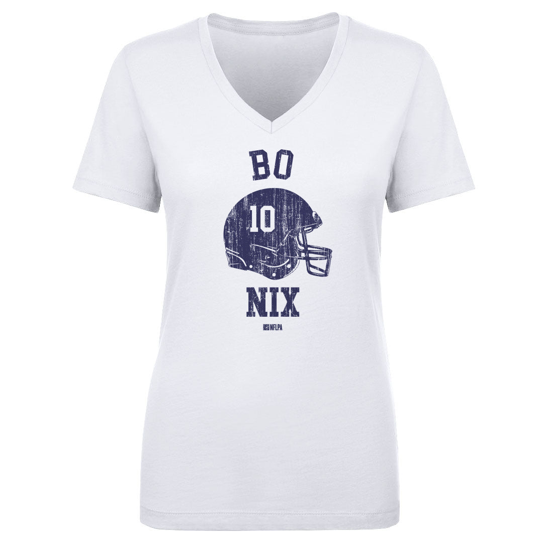 Bo Nix Women&#39;s V-Neck T-Shirt | 500 LEVEL