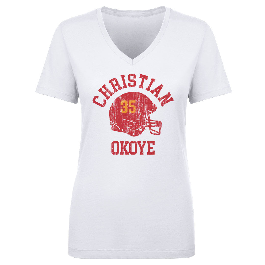 Christian Okoye Women&#39;s V-Neck T-Shirt | 500 LEVEL