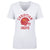 Christian Okoye Women's V-Neck T-Shirt | 500 LEVEL