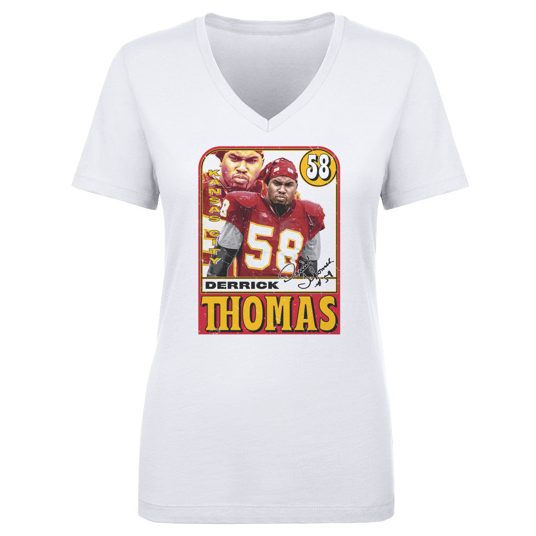 Derrick Thomas Women&#39;s V-Neck T-Shirt | 500 LEVEL