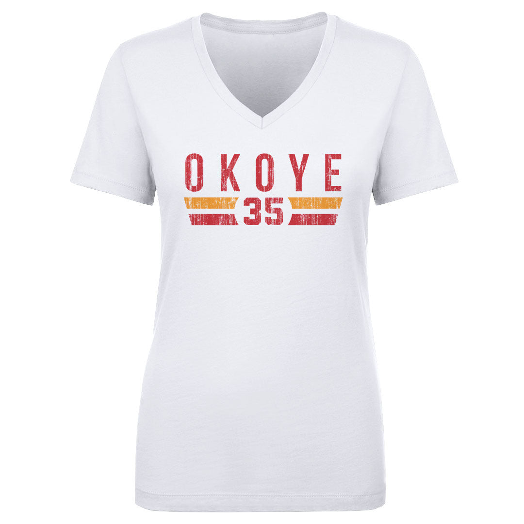 Christian Okoye Women&#39;s V-Neck T-Shirt | 500 LEVEL