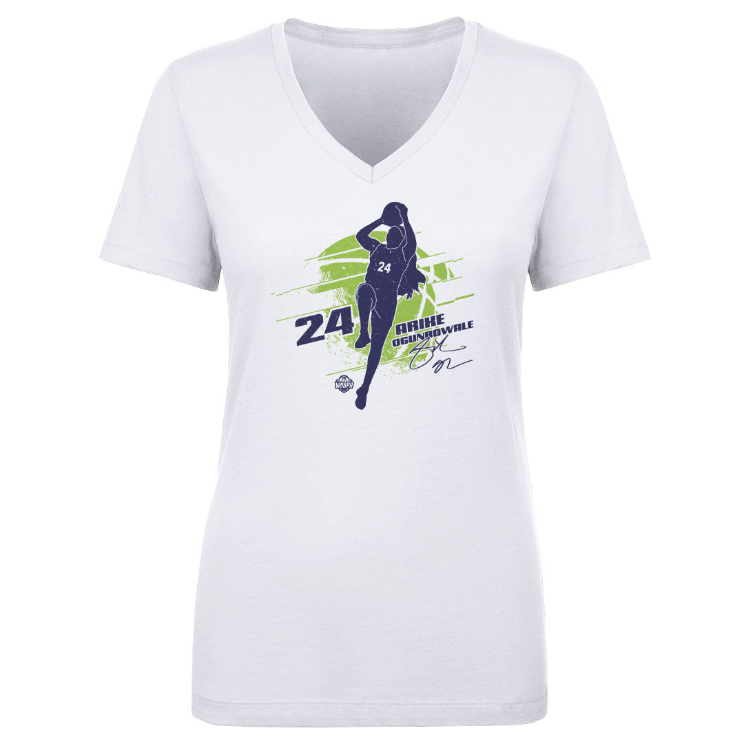 Arike Ogunbowale Women&#39;s V-Neck T-Shirt | 500 LEVEL