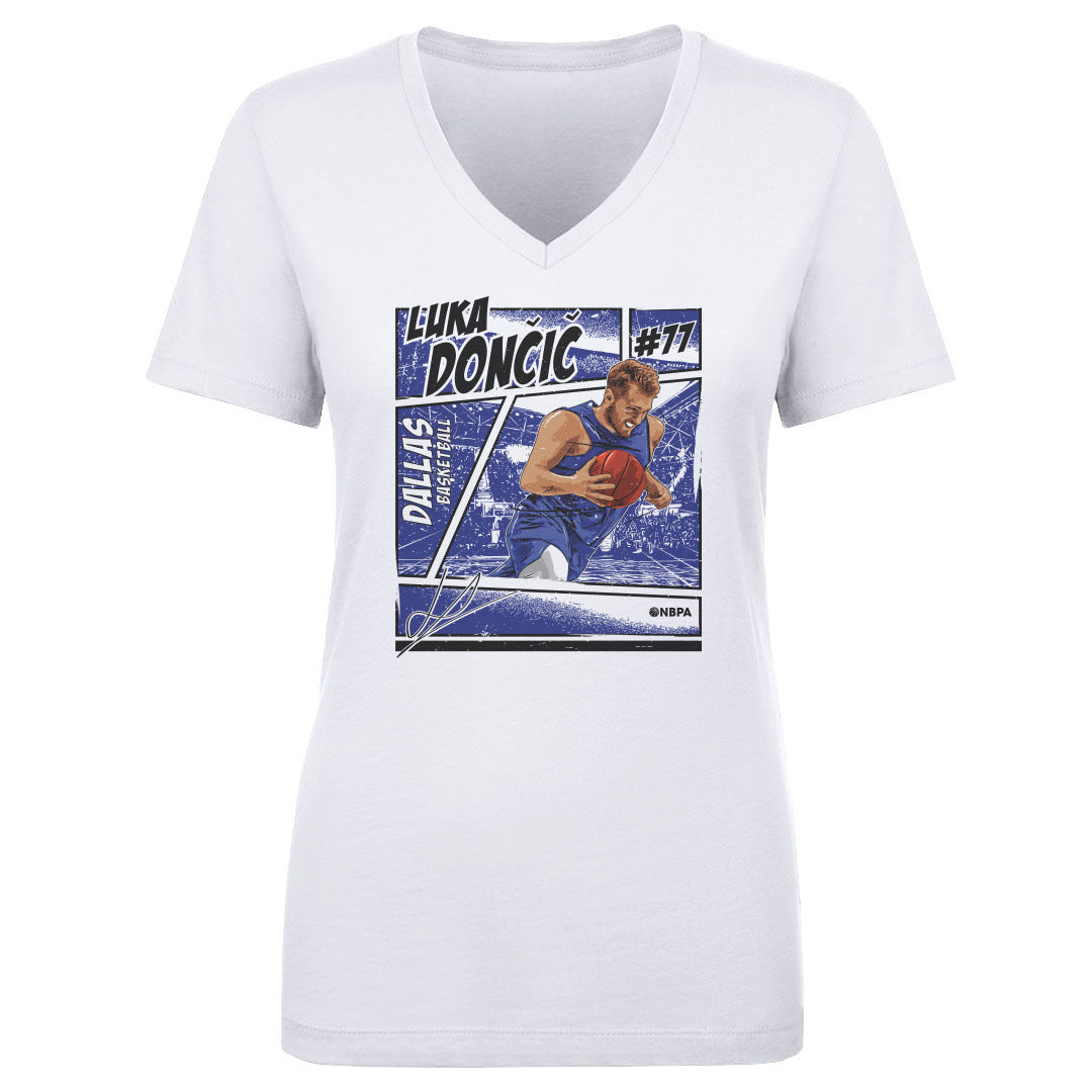 Luka Doncic Women&#39;s V-Neck T-Shirt | 500 LEVEL