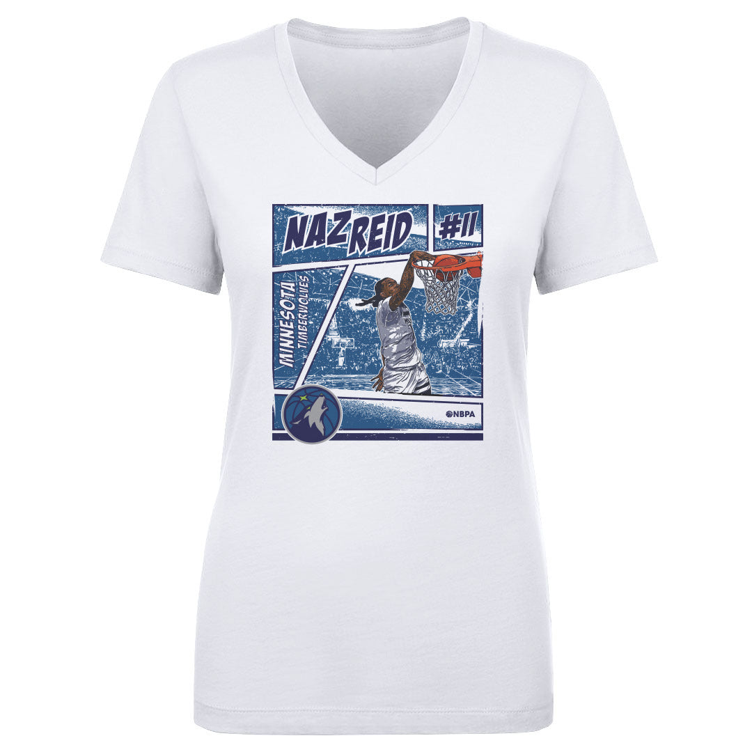 Naz Reid Women&#39;s V-Neck T-Shirt | 500 LEVEL