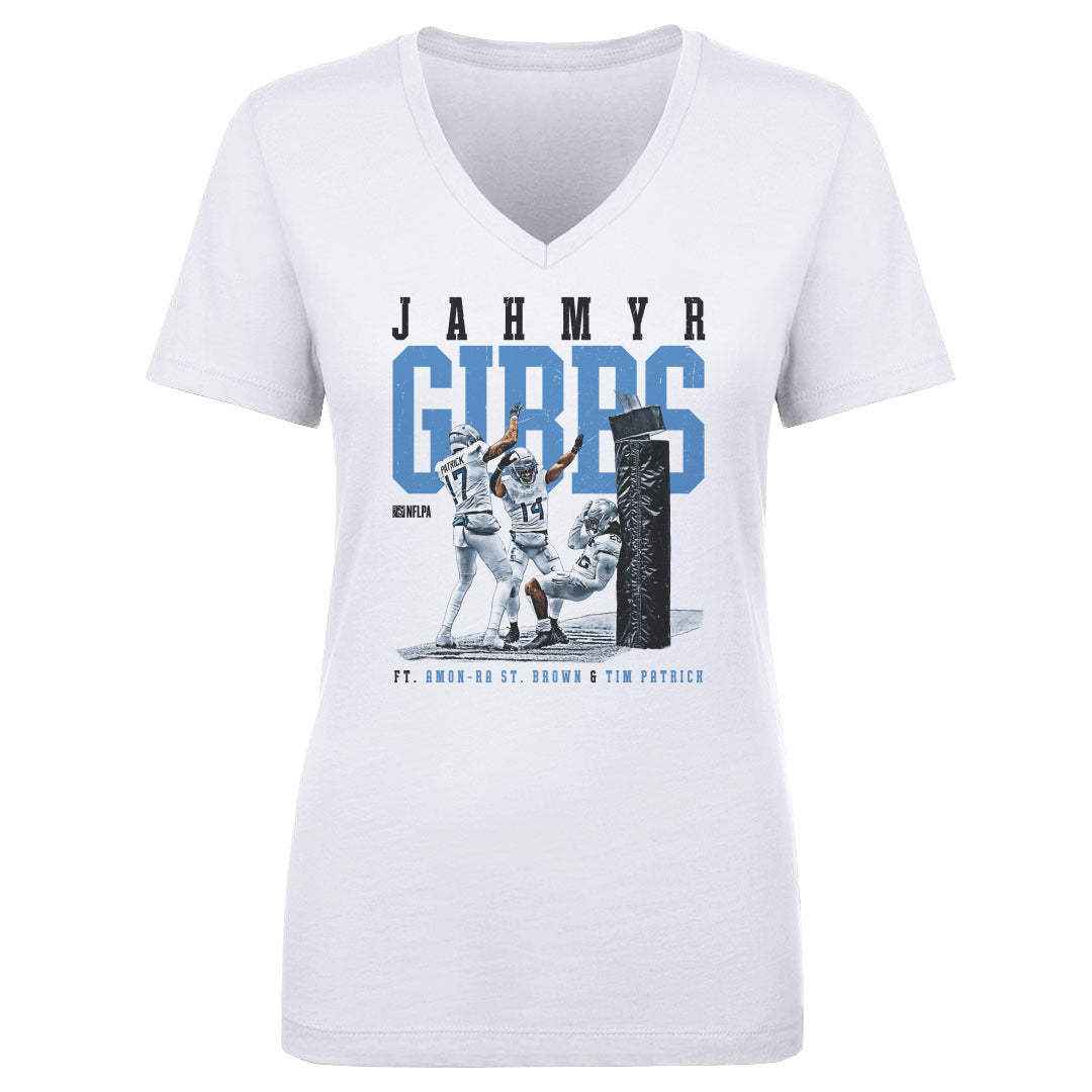 Jahmyr Gibbs Women&#39;s V-Neck T-Shirt | 500 LEVEL