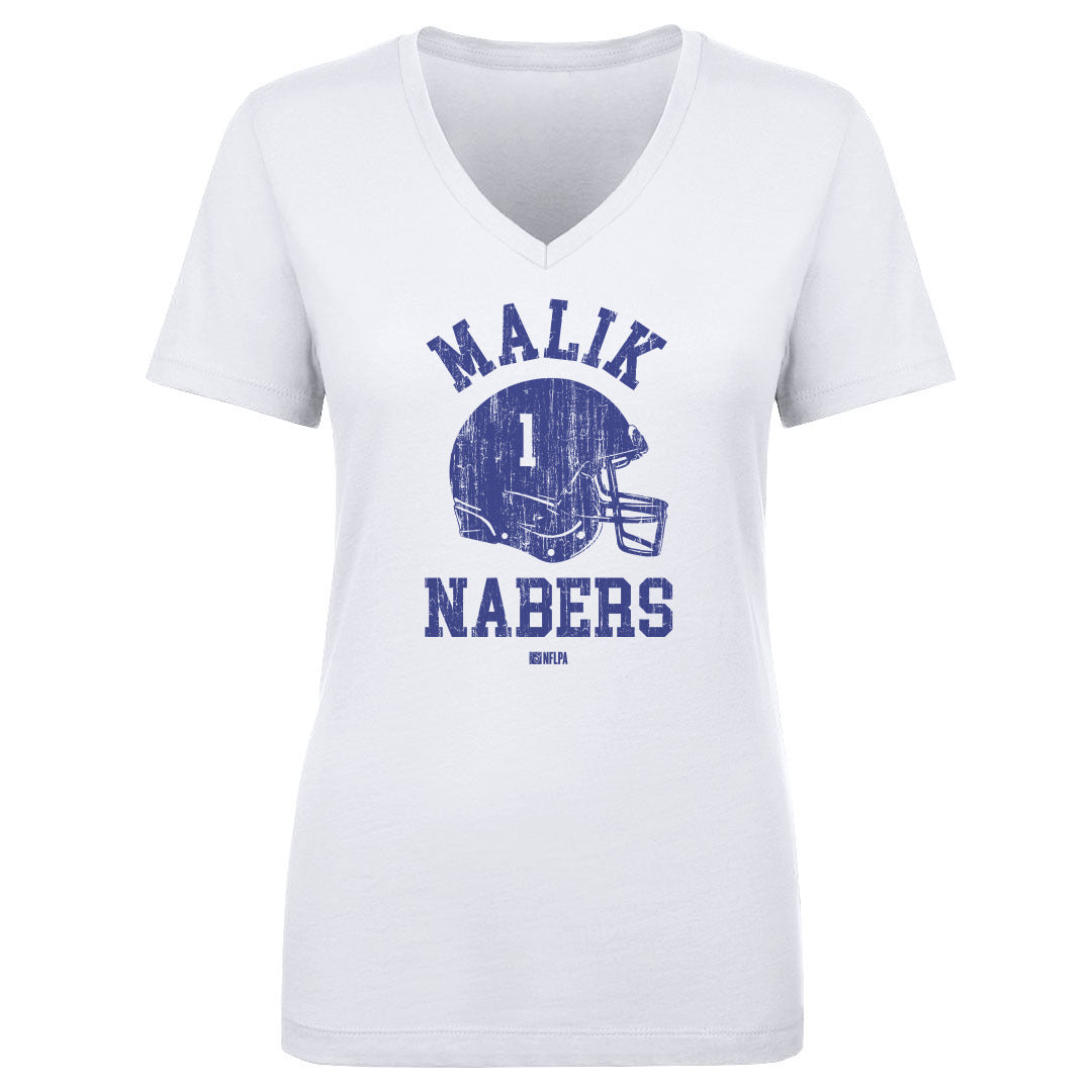 Malik Nabers Women&#39;s V-Neck T-Shirt | 500 LEVEL