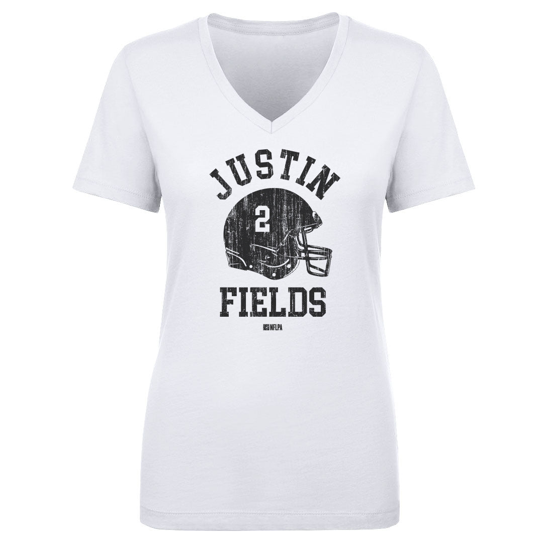 Justin Fields Women&#39;s V-Neck T-Shirt | 500 LEVEL