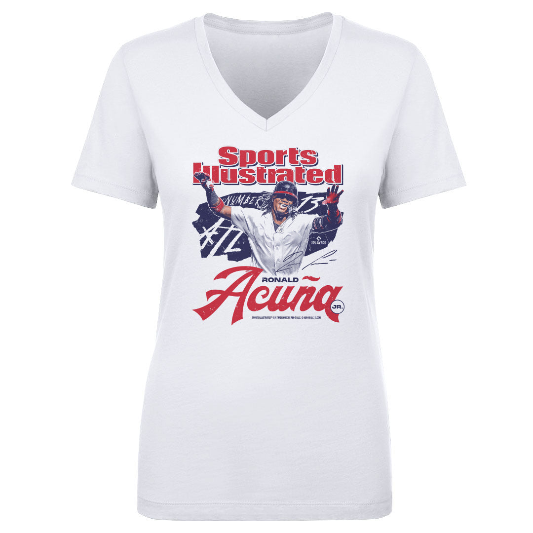 Ronald Acuna Jr. Women&#39;s V-Neck T-Shirt | 500 LEVEL