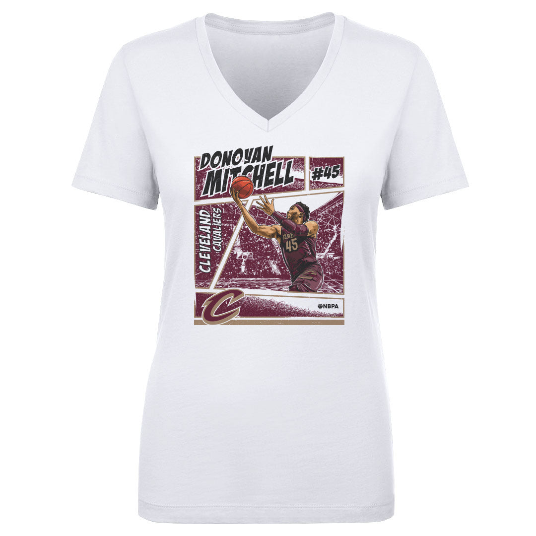 Donovan Mitchell Women&#39;s V-Neck T-Shirt | 500 LEVEL