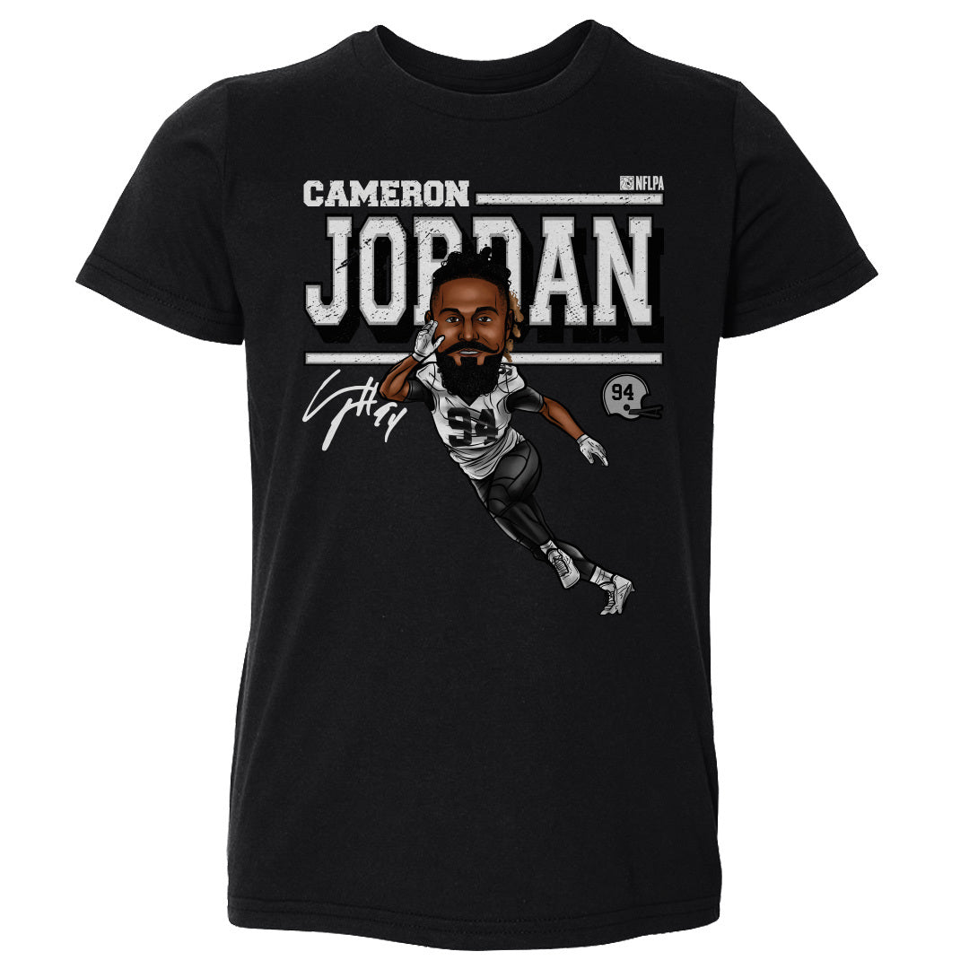 Women's Cameron Jordan Name & Number Slim Fit T-Shirt - White - Tshirtsedge