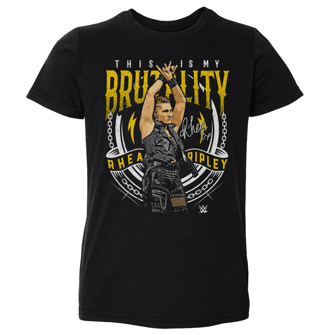 Rhea Ripley Kids Toddler T-Shirt | 500 LEVEL