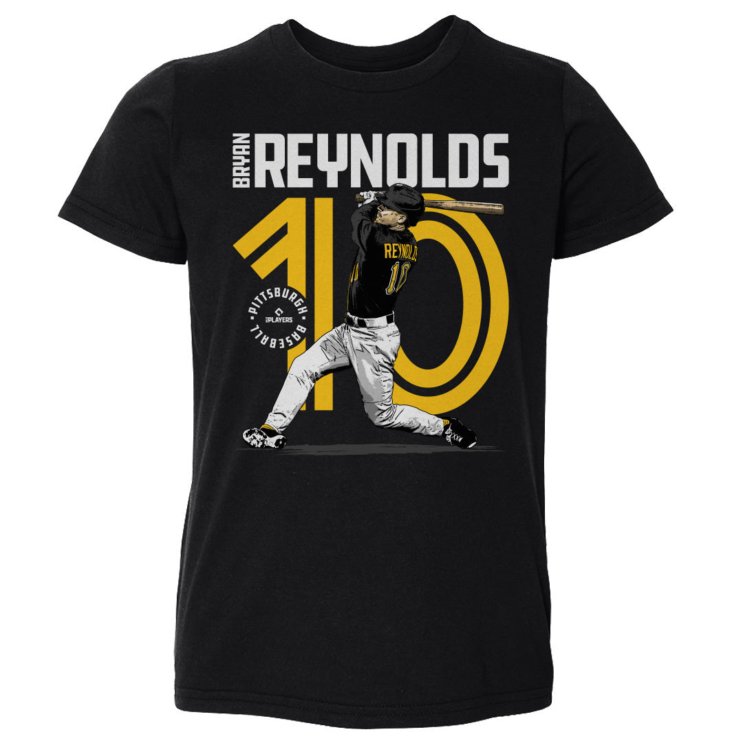 Bryan Reynolds Kids Toddler T-Shirt - White - Pittsburgh | 500 Level Major League Baseball Players Association (MLBPA)