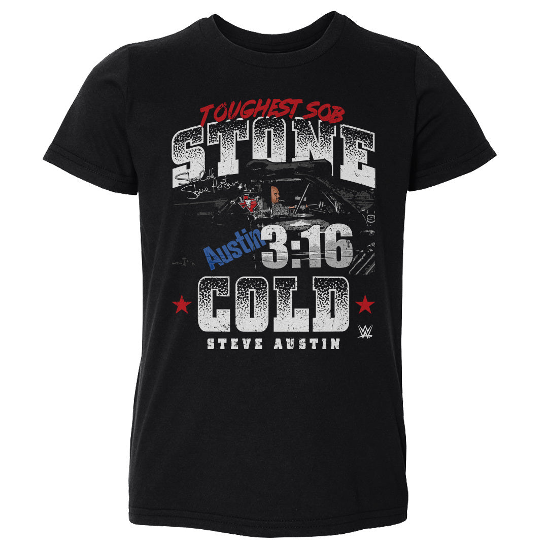 Stone Cold Steve Austin Kids Toddler T-Shirt | 500 LEVEL