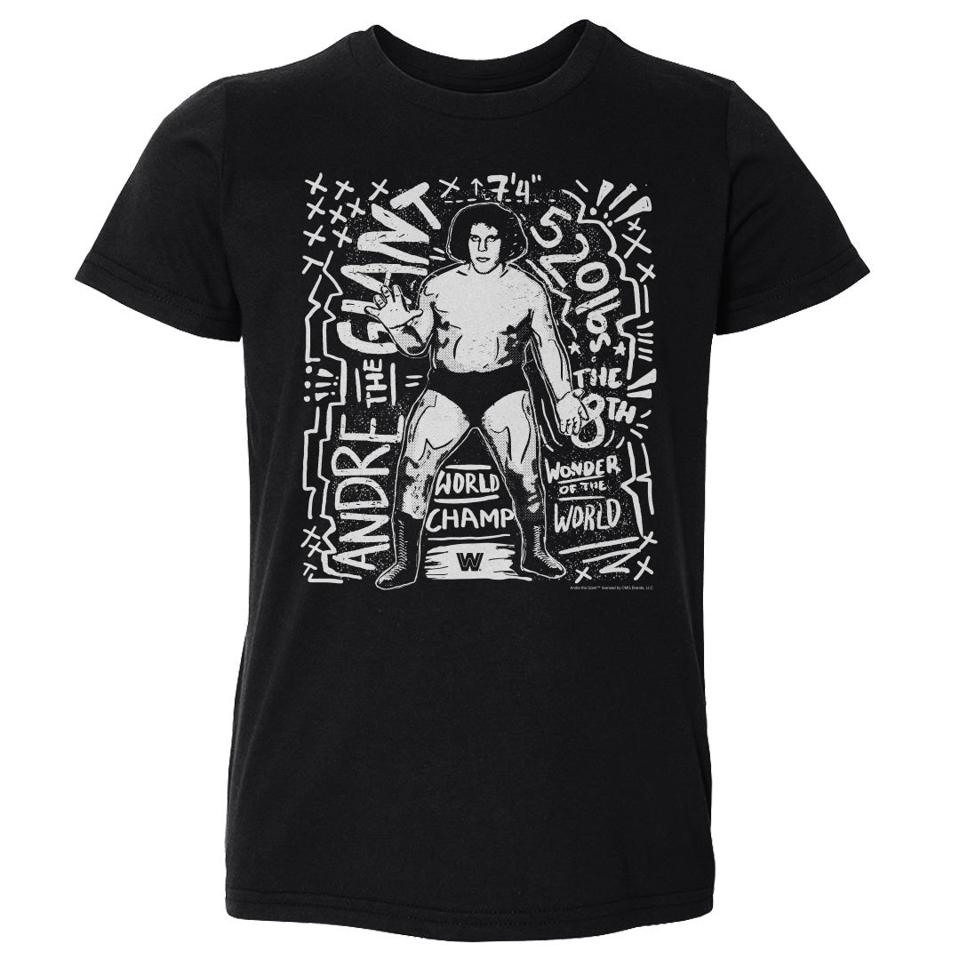 Andre The Giant Kids Toddler T-Shirt | 500 LEVEL