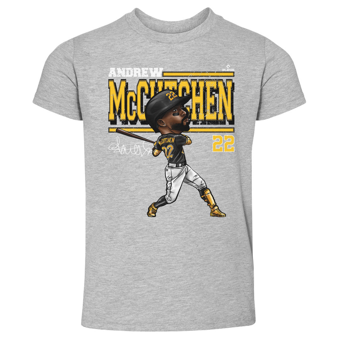 Andrew McCutchen Kids Toddler T-Shirt - Black - Pittsburgh | 500 Level Major League Baseball Players Association (MLBPA)