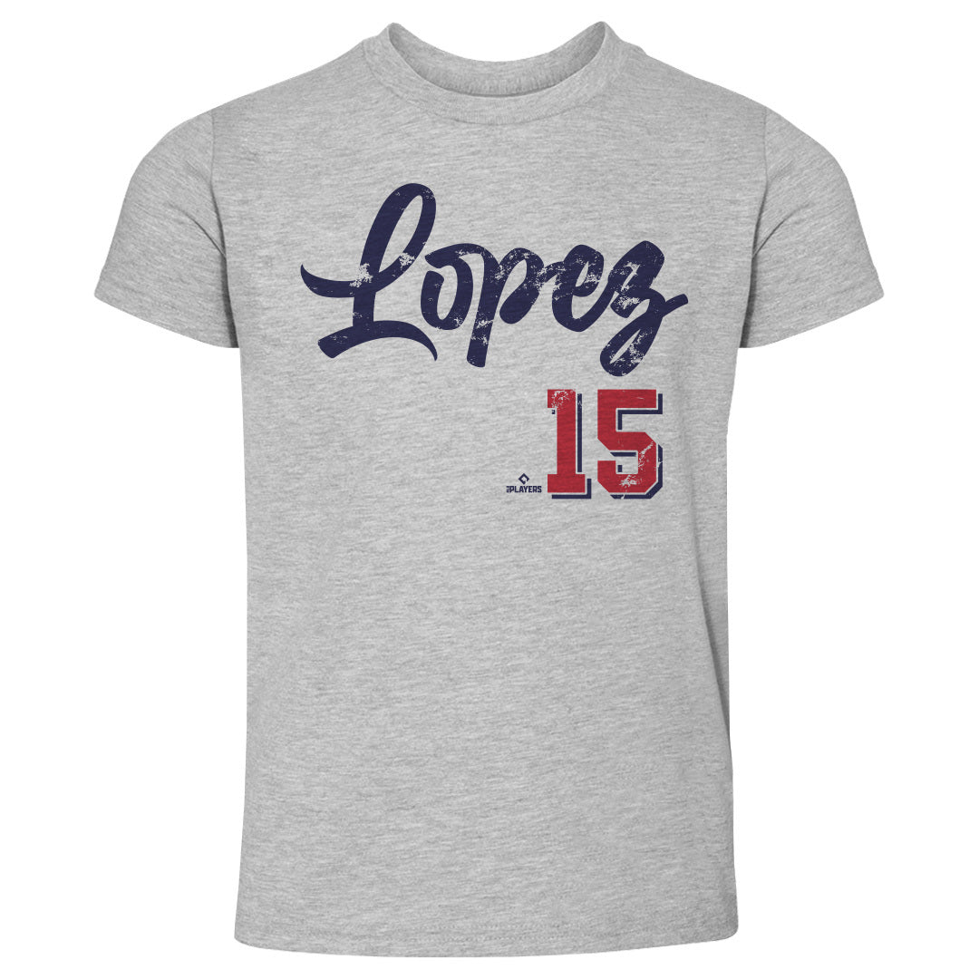 Nicky Lopez Kids Toddler T-Shirt - White - Atlanta | 500 Level Major League Baseball Players Association (MLBPA)