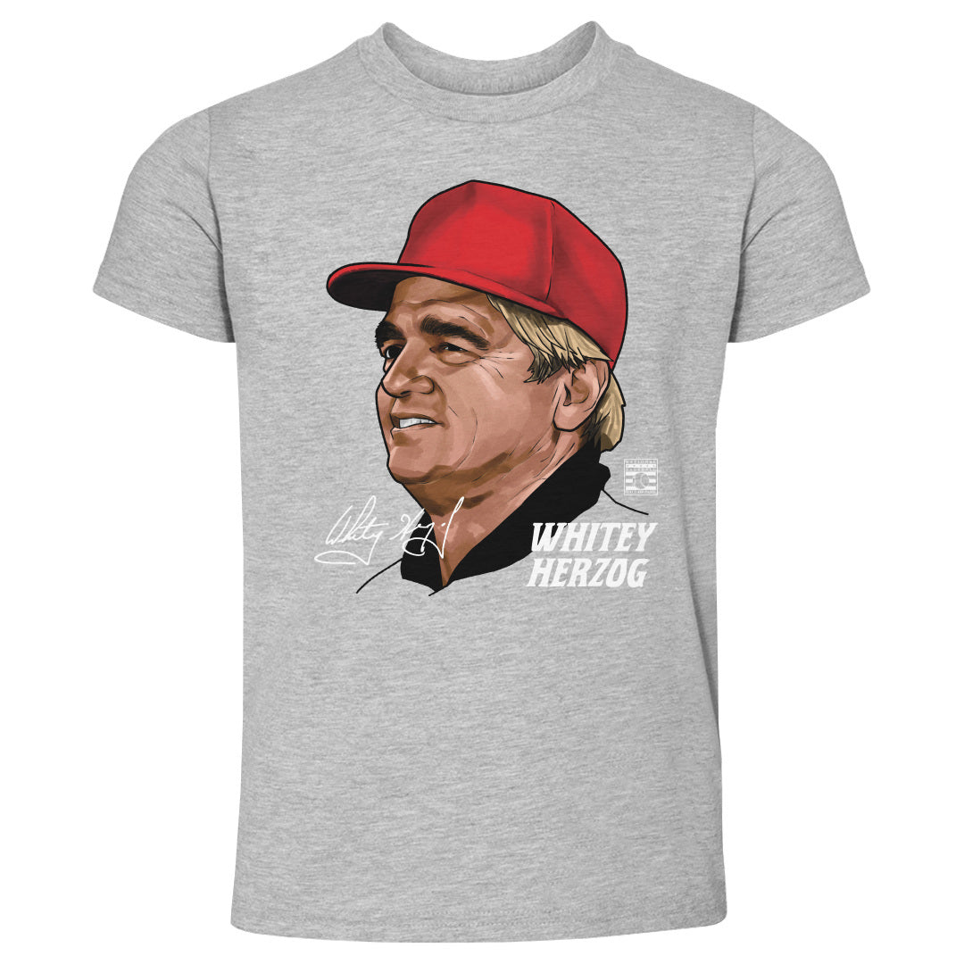 Yadier Molina Kids Toddler T-Shirt - Heather Gray - St. Louis | 500 Level Major League Baseball Players Association (MLBPA)