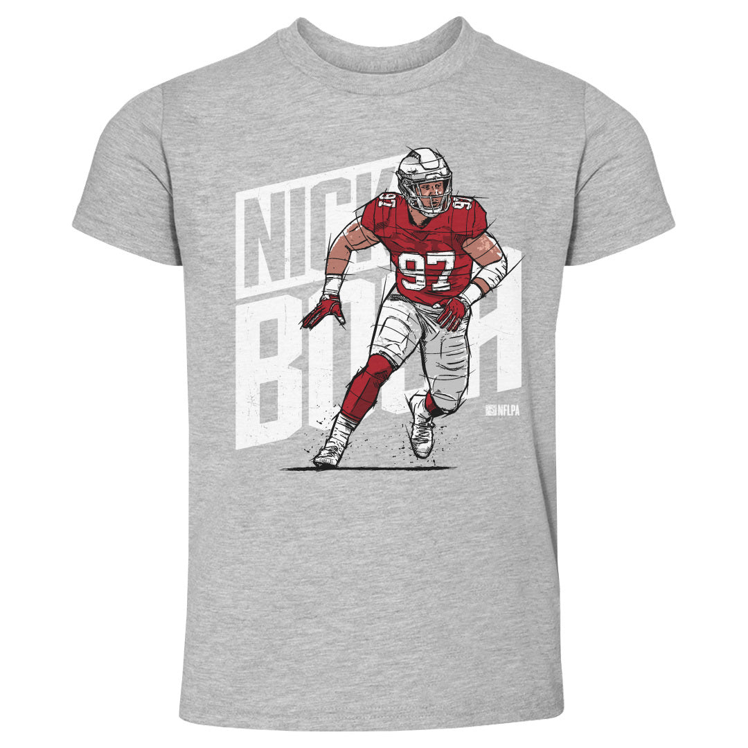 Nick Bosa Kids Toddler T Shirt 3110 San Francisco Football Kids Toddler T Shirt 500 Level 500 LEVEL