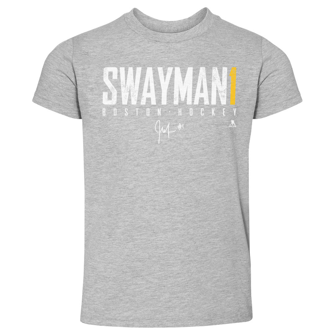 Jeremy Swayman Kids Toddler T-Shirt | 500 LEVEL