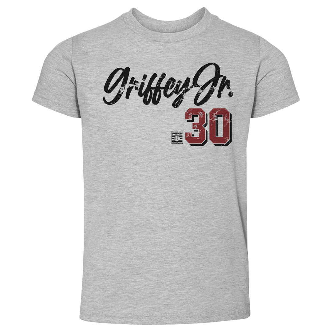  Ken Griffey Jr. Shirt (Cotton, Small, Heather Gray