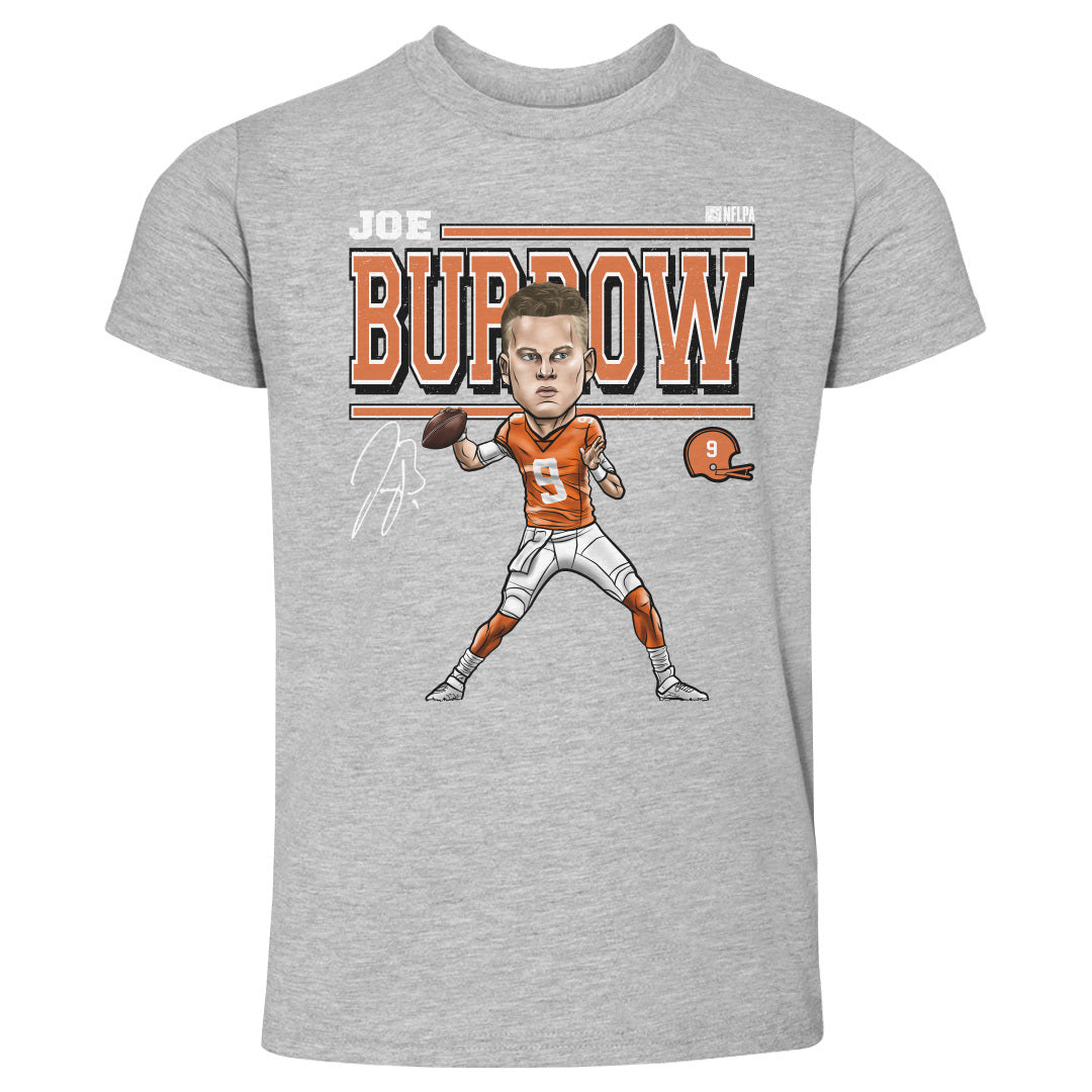 Joe Burrow Cartoon WHT