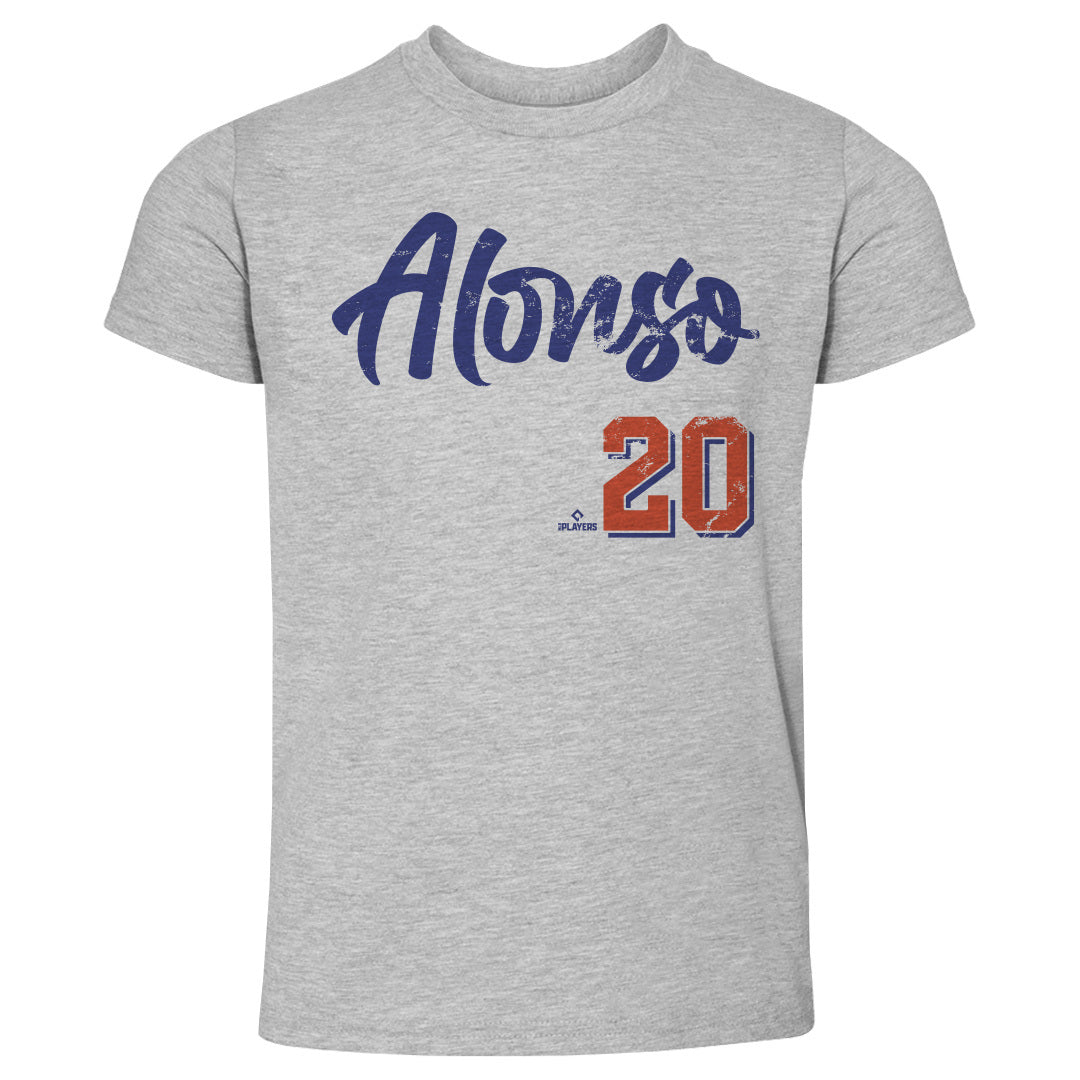  Pete Alonso Shirt (Cotton, Small, Heather Gray) - Pete