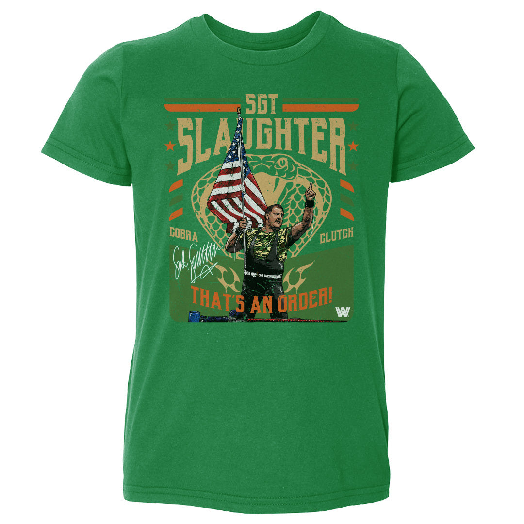 Sgt. Slaughter Kids Toddler T-Shirt | 500 LEVEL