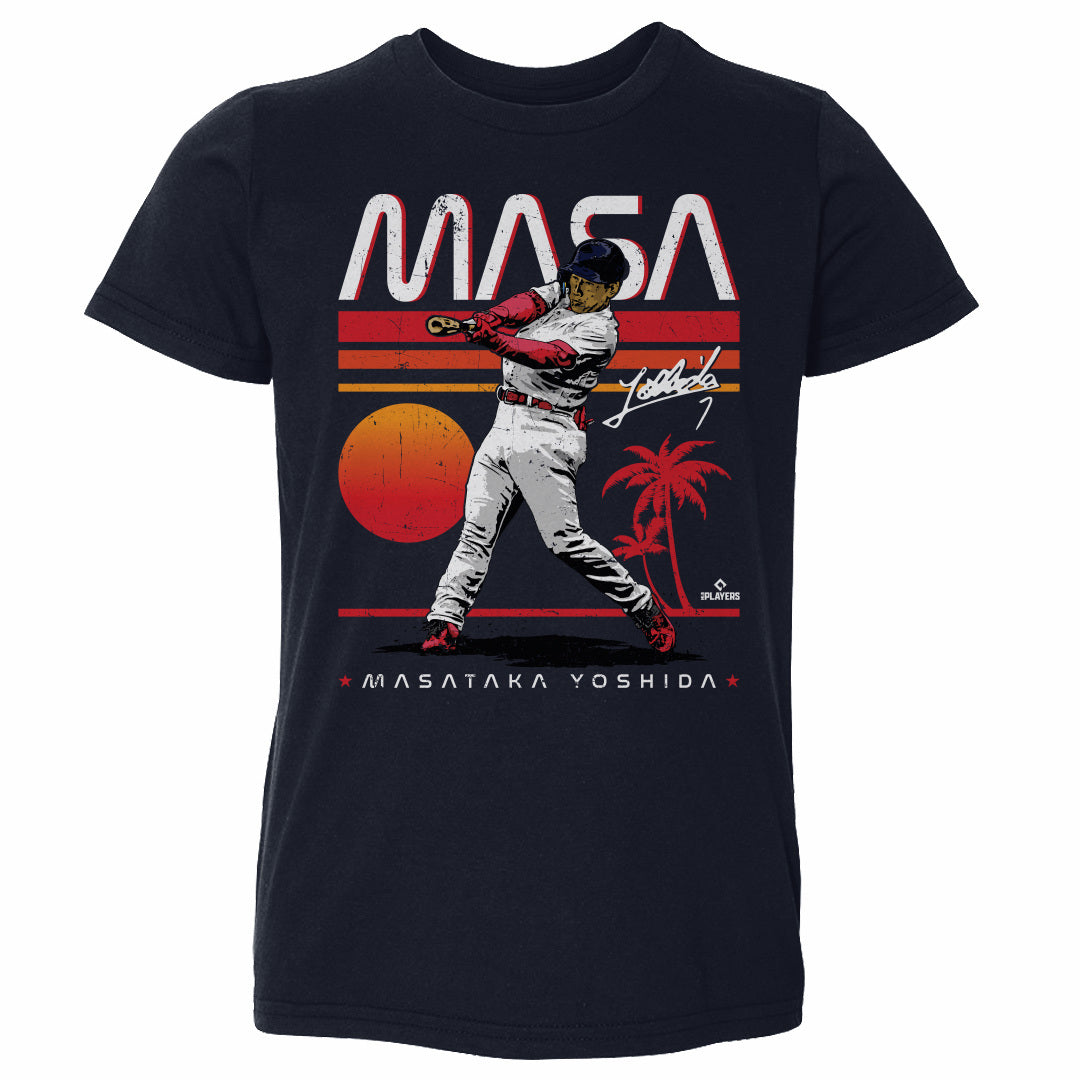 Masataka Yoshida Kids Toddler T-Shirt - Heather Gray - Boston | 500 Level Major League Baseball Players Association (MLBPA)