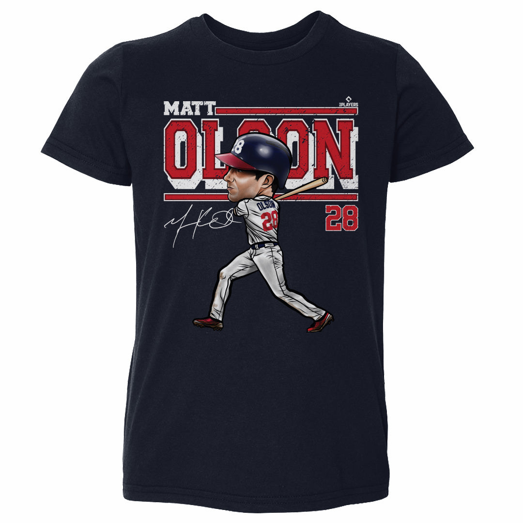 Matt Olson Atlanta Cartoon WHT