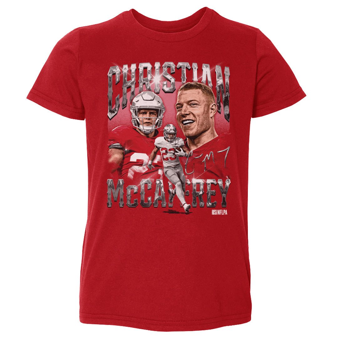 Christian McCaffrey Kids Toddler T-Shirt | 500 LEVEL