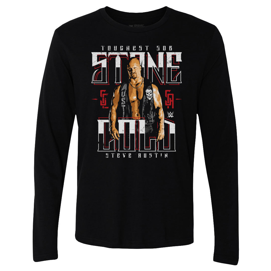 Stone Cold Steve Austin Men&#39;s Long Sleeve T-Shirt | 500 LEVEL