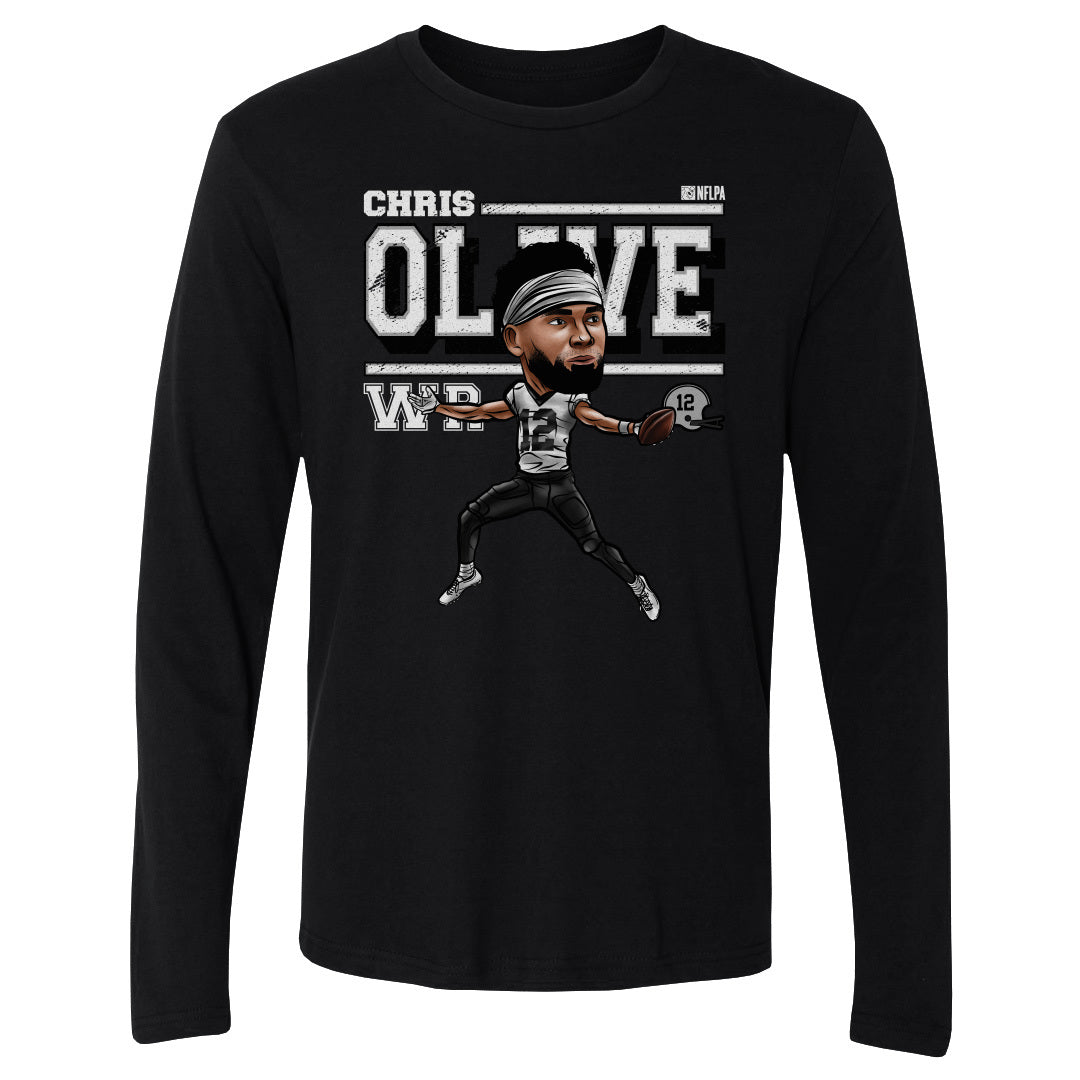 Chris Olave Men&#39;s Long Sleeve T-Shirt | 500 LEVEL