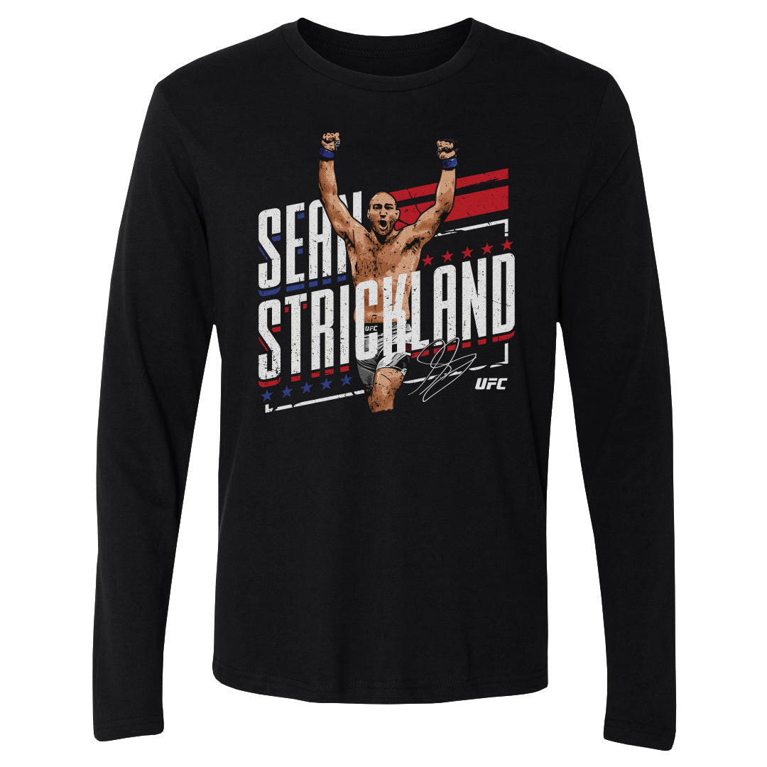 Sean Strickland Men&#39;s Long Sleeve T-Shirt | 500 LEVEL