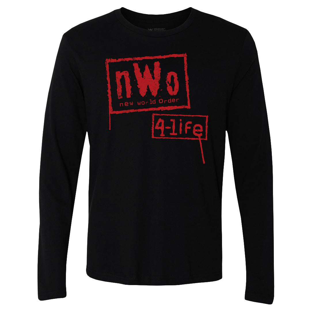 nWo Men&#39;s Long Sleeve T-Shirt | 500 LEVEL