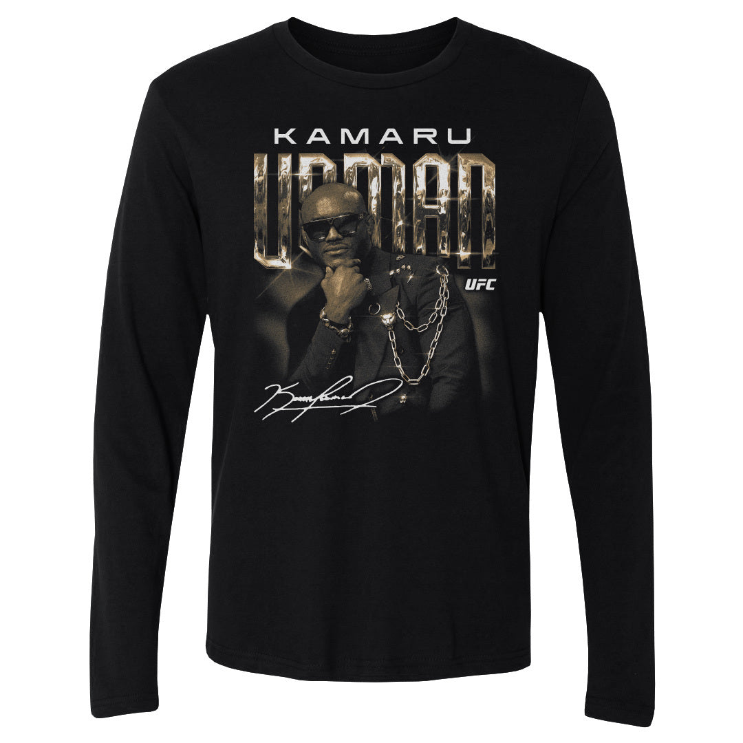 Kamaru Usman Men&#39;s Long Sleeve T-Shirt | 500 LEVEL