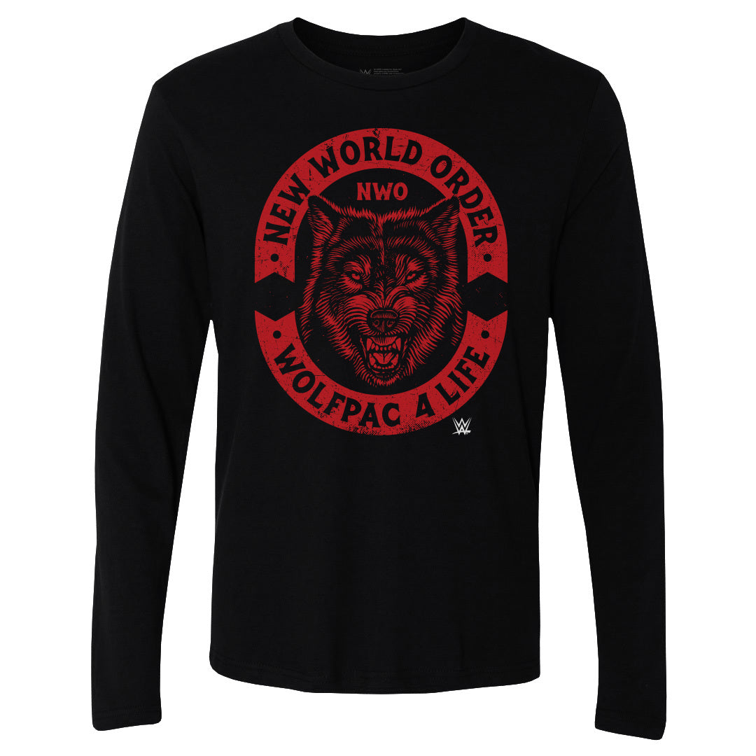 nWo Men&#39;s Long Sleeve T-Shirt | 500 LEVEL