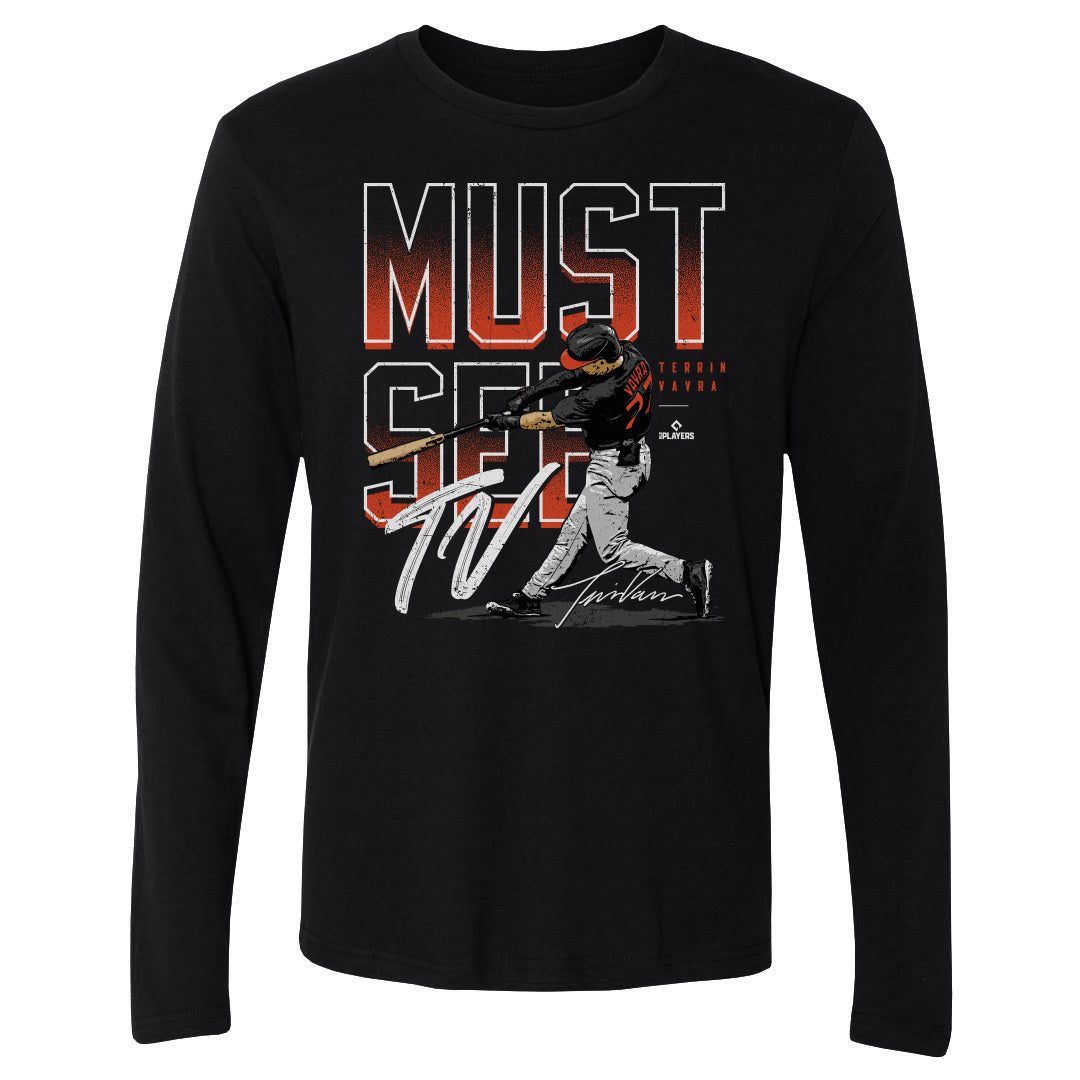 Baltimore Orioles Ryan Mountcastle Men's Cotton T-Shirt - Heather Gray - Baltimore | 500 Level Major League Baseball Players Association (MLBPA)