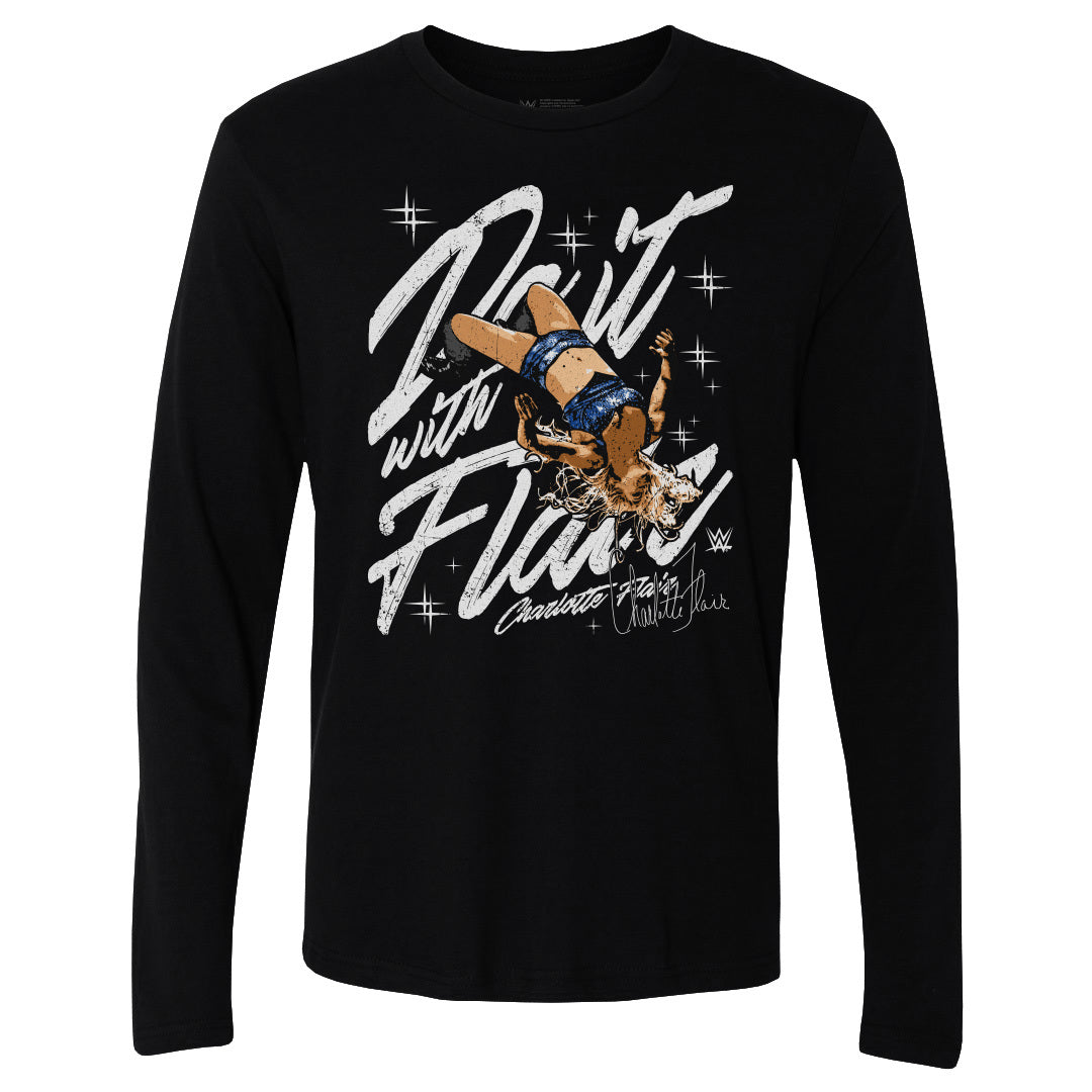 Charlotte Flair Men&#39;s Long Sleeve T-Shirt | 500 LEVEL