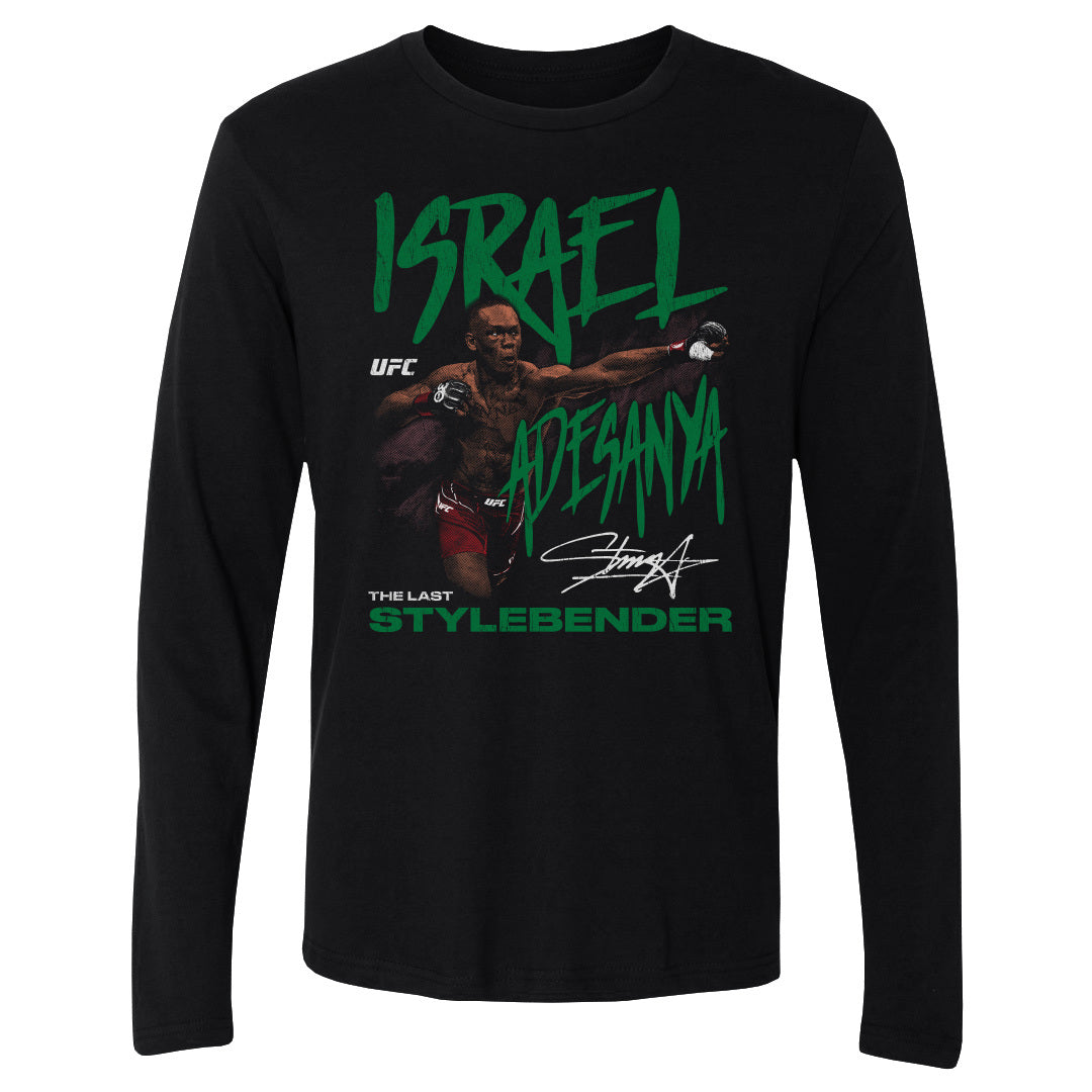 Israel Adesanya Men&#39;s Long Sleeve T-Shirt | 500 LEVEL